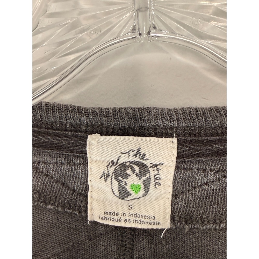 Free People We the Free Ready for the Tee Pullover Gray Basic Long Sleeve Small - Picture 2 of 13